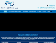 Tablet Screenshot of kineticsolutionsllc.com